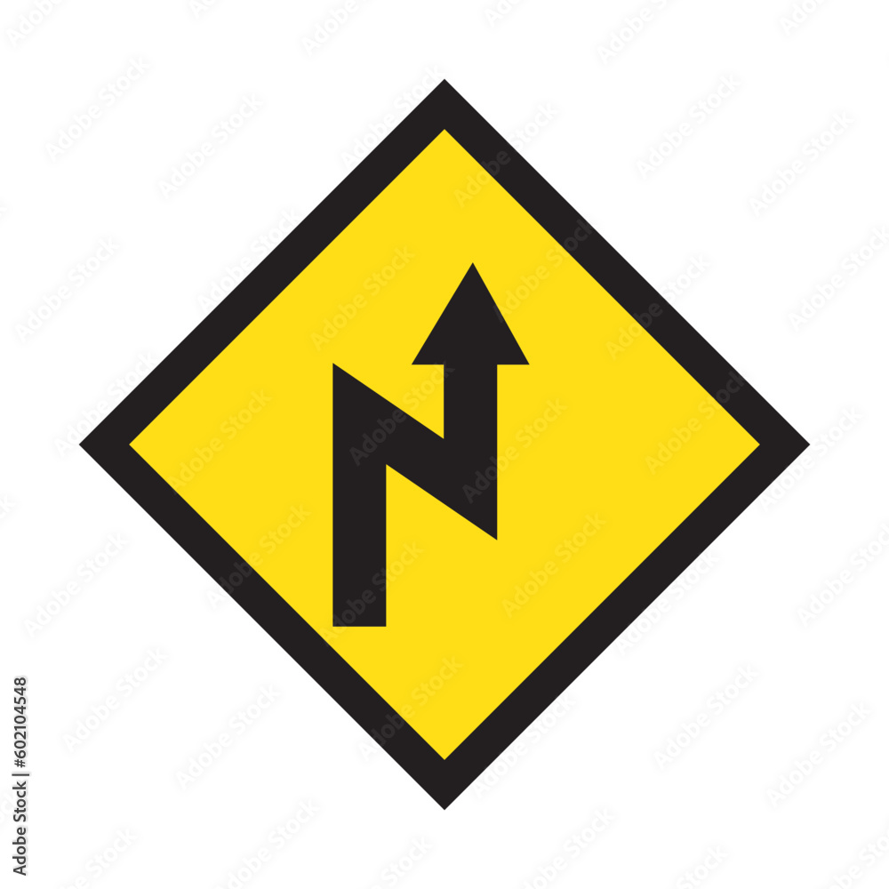WINDING ROAD icon design template vector WINDING ROAD icon design template vector