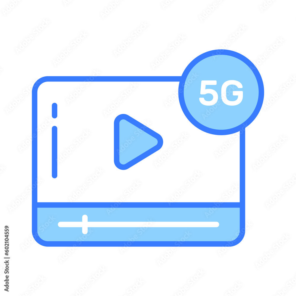 An icon of media player in modern style, ready to use icon design, premium vector An icon of media player in modern style, ready to use icon design, premium vector