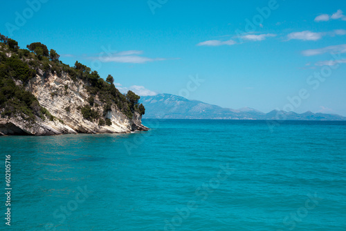 View from Zakynthos Island  Greece