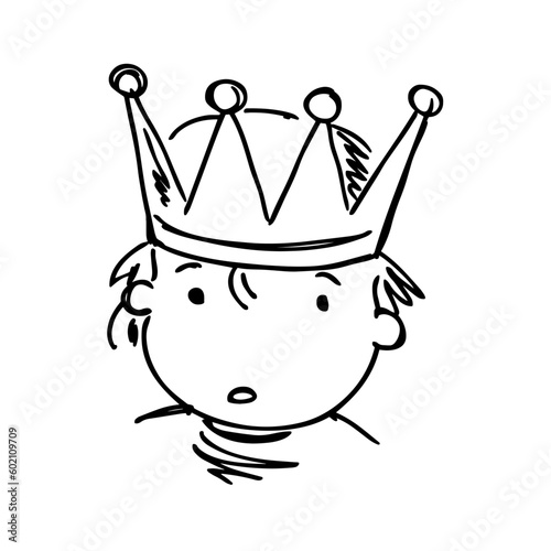 king crown vector illustration