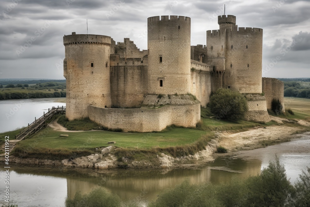 Explore the Magnificent Medieval Castle on a Hilltop