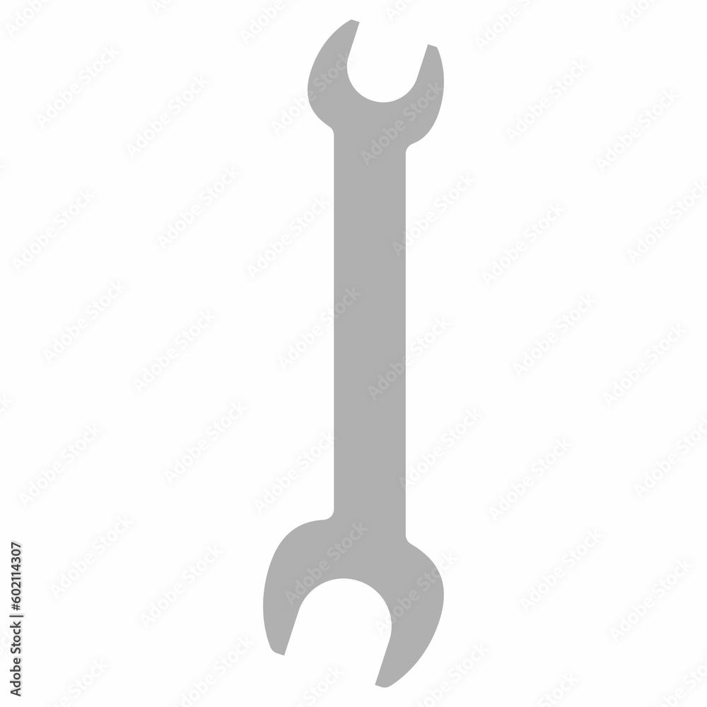 Wrench tool for repair drawing flat. Wrench tool for repair drawing flat.