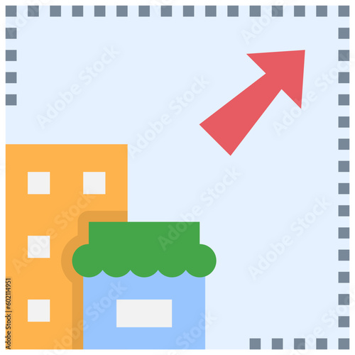 scalability flat style icon