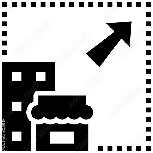 scalability glyph style icon