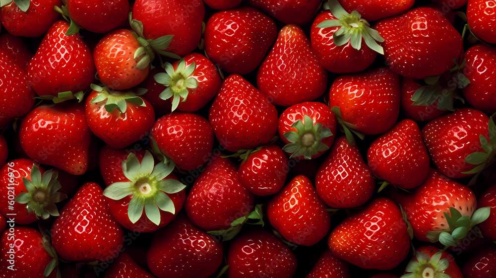 Background image of strawberries, top view. Background image of strawberries, top view.
