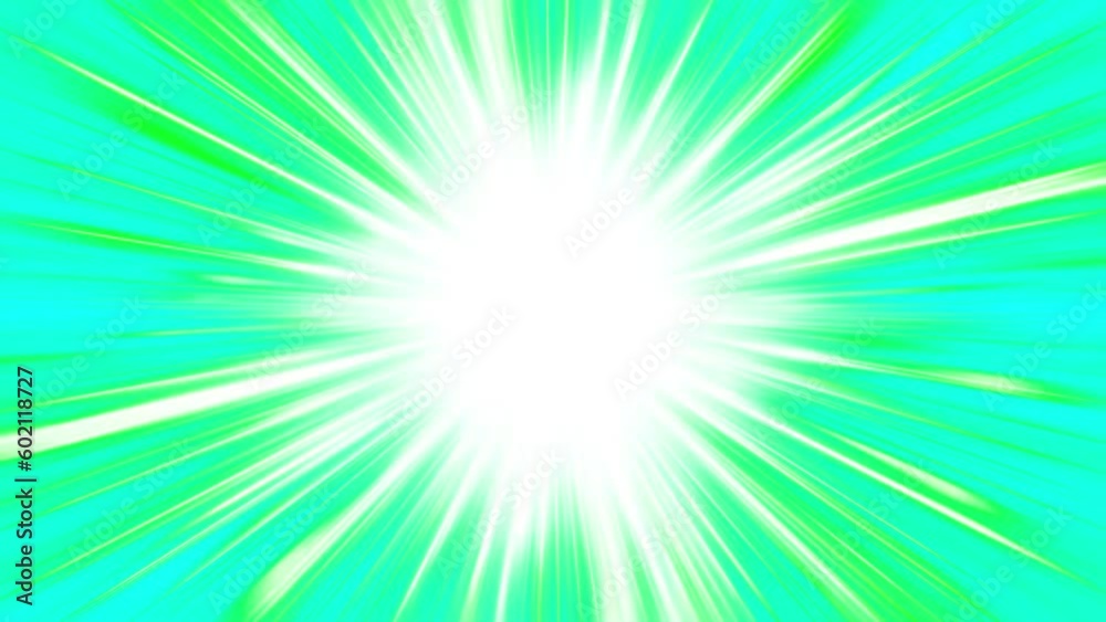 Background video with shining lights. title back. Radial laser beam.	
