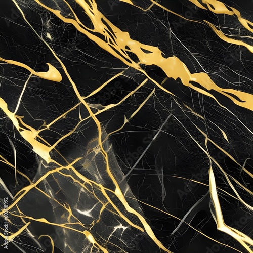 marble, black, texture, natural, background - generative ai