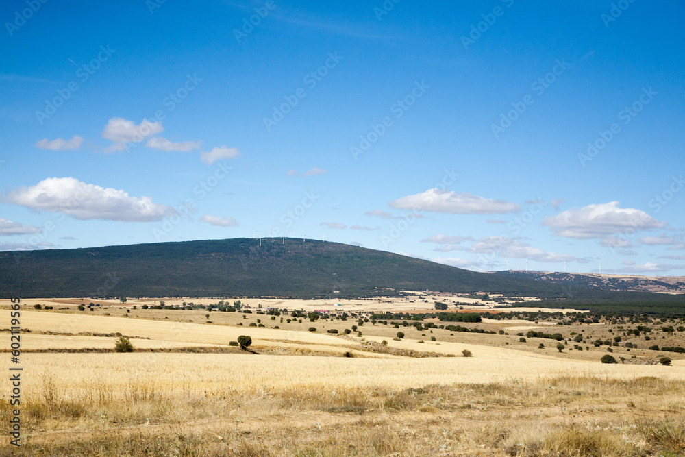 Castile and Leon region rural landscape, Spain