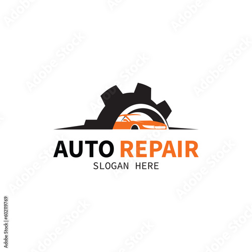 Auto repair car service logo