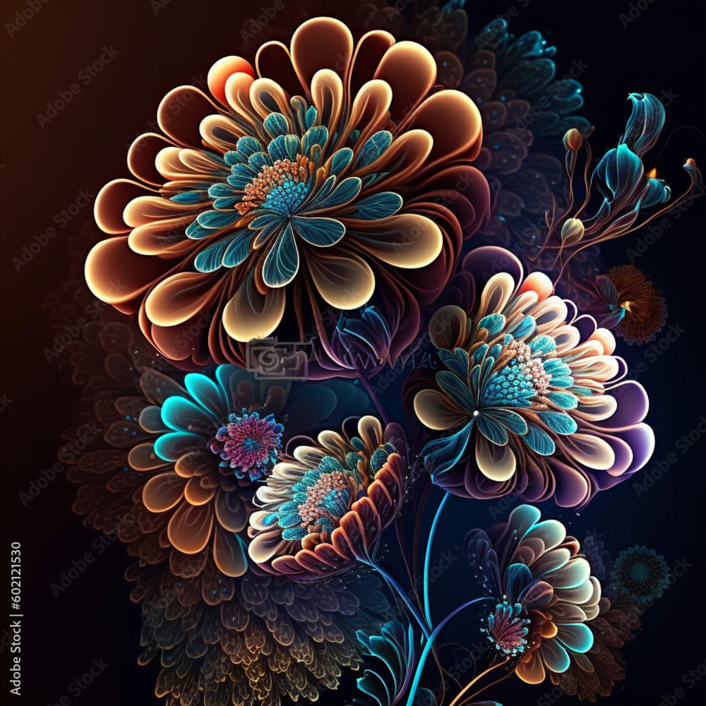 Fantasy flower, fantasy art magic, fantasy flowers plant art, Generative AI Fantasy flower, fantasy art magic, fantasy flowers plant art, Generative AI