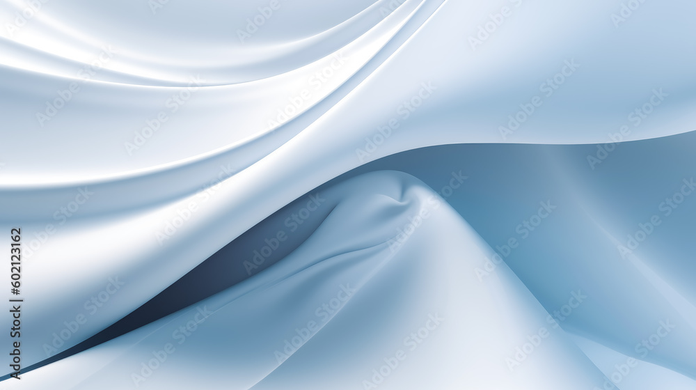 Obraz premium Abstract soft white and gray colored background. Generative Ai.