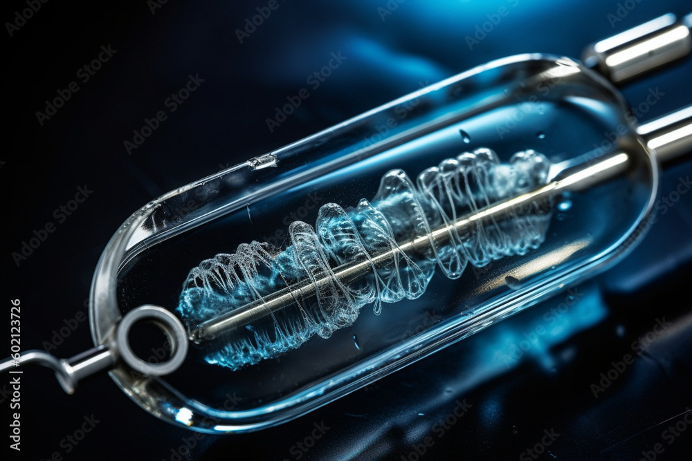 Germs Instrument An image of bacteria on a surgical instrument, highlighting the ...