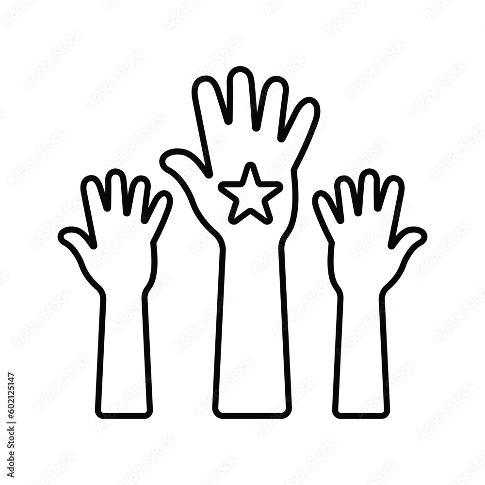 Accountable, answerable icon. Line, outline symbol. Accountable, answerable icon. Line, outline symbol.