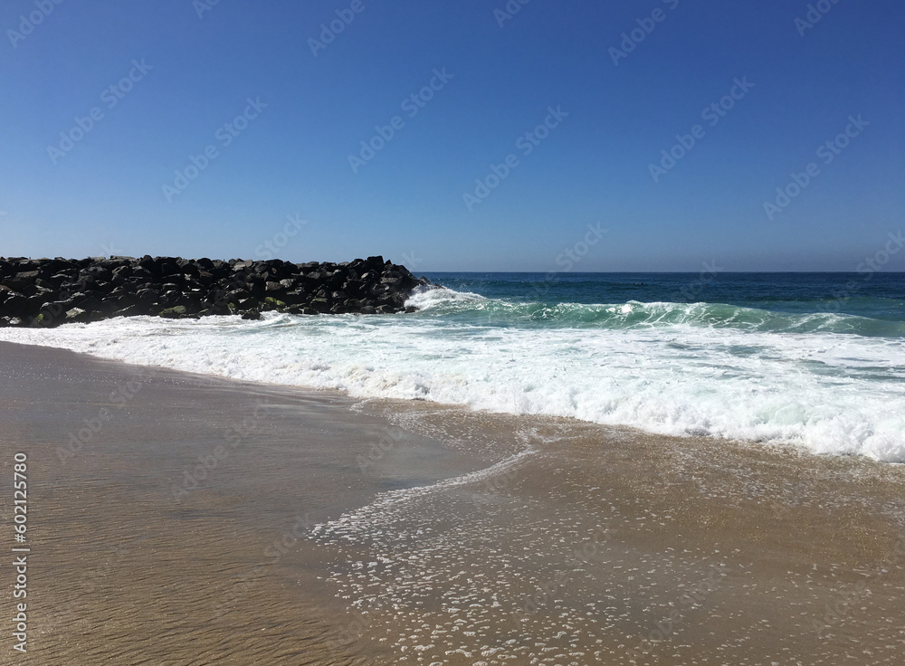 Carlsbad State Beach during summer in Carlsbad, California, USA Carlsbad State Beach during summer in Carlsbad, California, USA