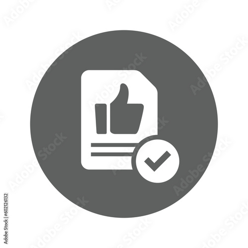 Acceptable, agreeable icon.