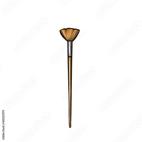 wooden chopsticks isolated on white