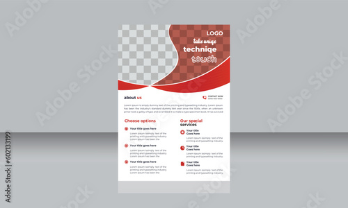 Corporate creative colorful business flyer template design. poster flyer pamphlet brochure cover design layout space for photo background. magazine or flier mockup in bright colors. vector illustratio