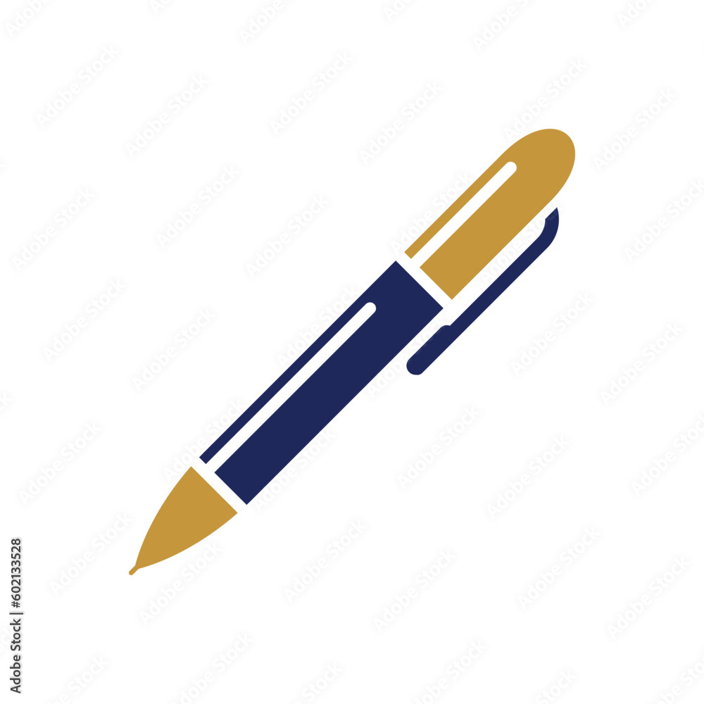 Simple Pen Icon Vector Template Simple Pen Icon Vector Template