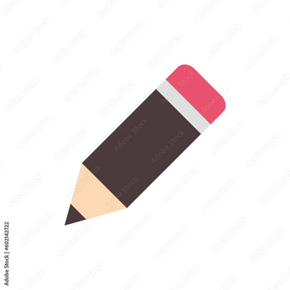 Simple Trendy Pencil Icon Vector Template Simple Trendy Pencil Icon Vector Template