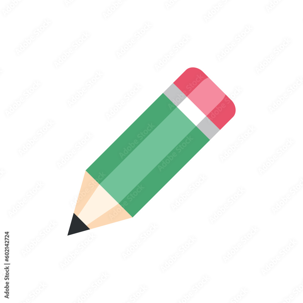 Simple Trendy Pencil Icon Vector Template Simple Trendy Pencil Icon Vector Template