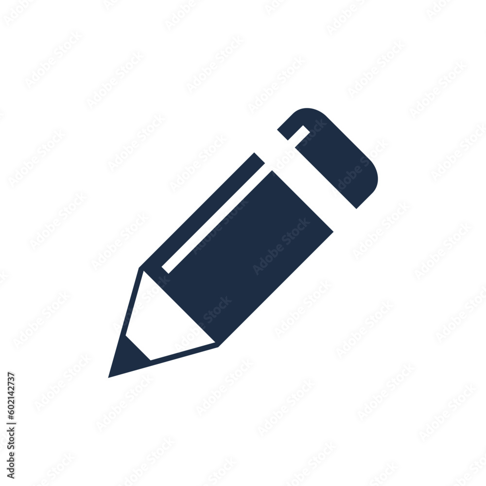 Simple Trendy Pencil Icon Vector Template Simple Trendy Pencil Icon Vector Template