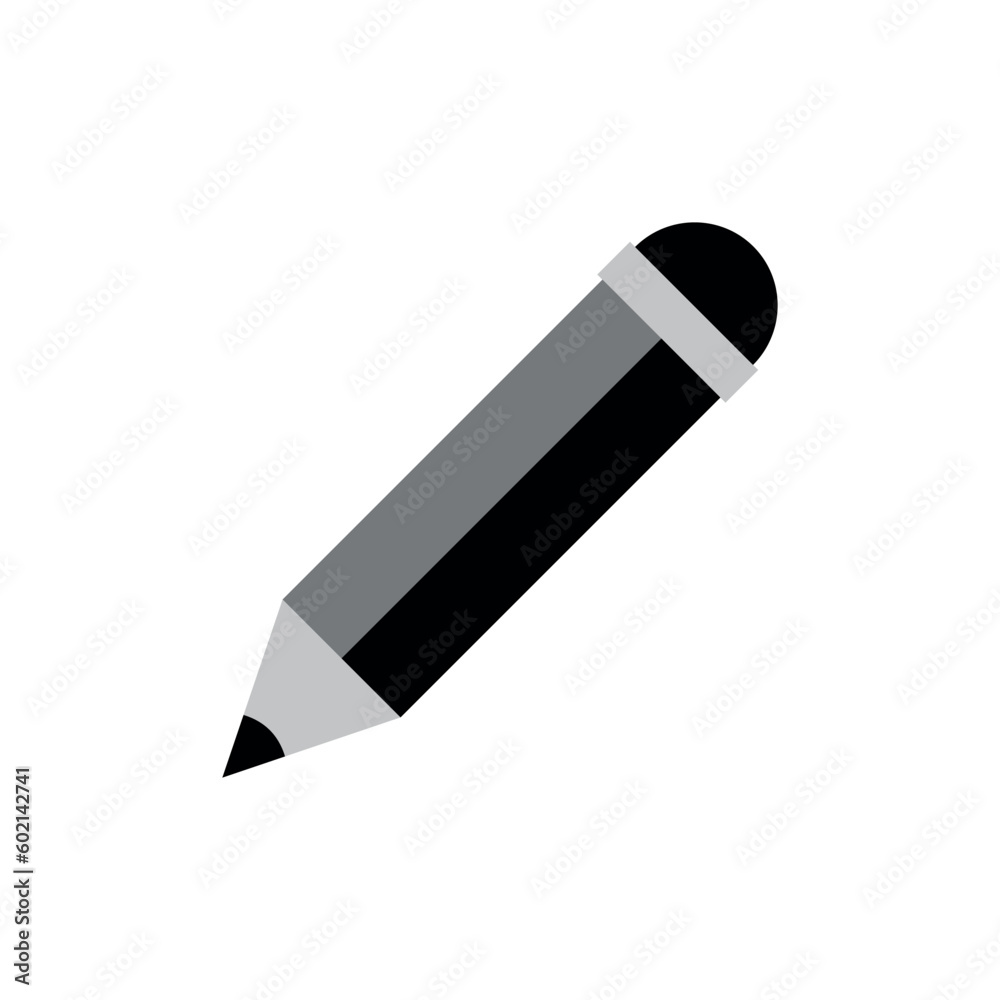 Simple Trendy Pencil Icon Vector Template Simple Trendy Pencil Icon Vector Template