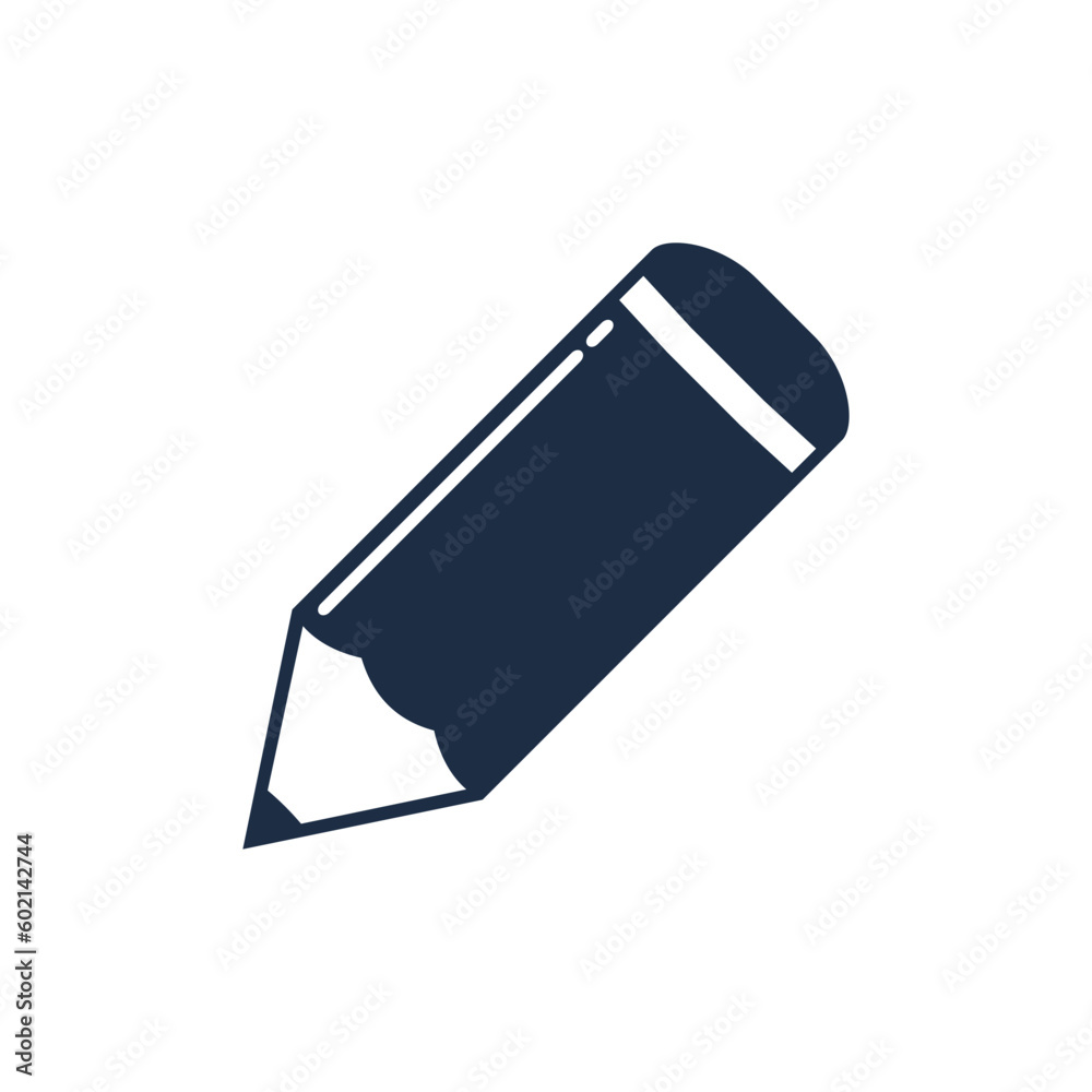 Simple Trendy Pencil Icon Vector Template Simple Trendy Pencil Icon Vector Template