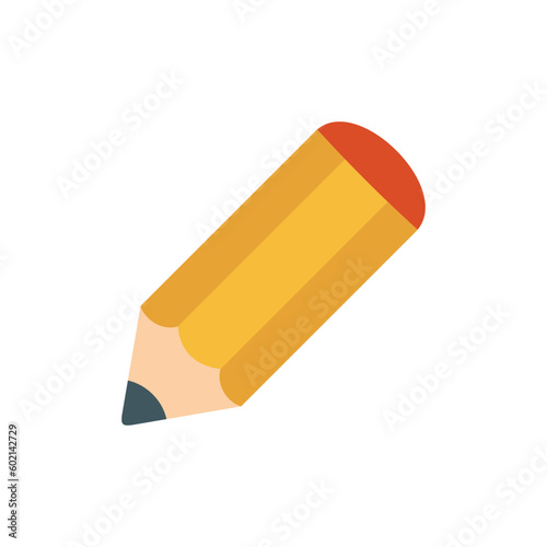 Simple Trendy Pencil Icon Vector Template