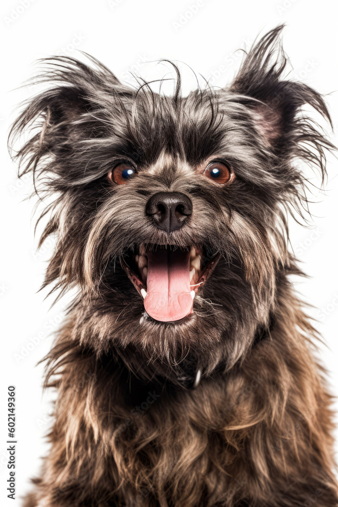 Laughing sweet dog looks into the camera - AI-generated image Laughing sweet dog looks into the camera - AI-generated image