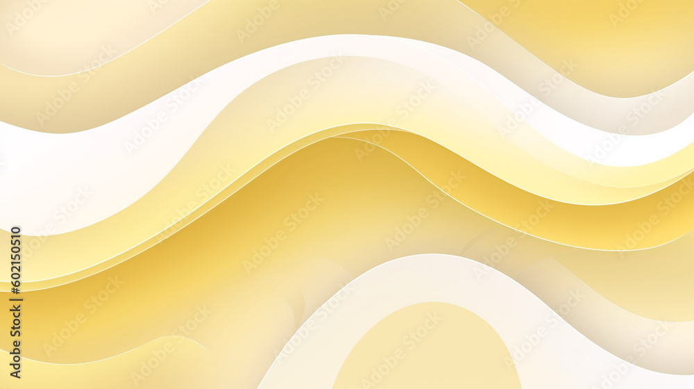 white and yellow irregular organic rounded waves geometric pattern background template white and yellow irregular organic rounded waves geometric pattern background template