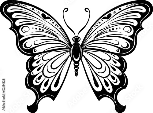 Butterfly Line Art Vol.1