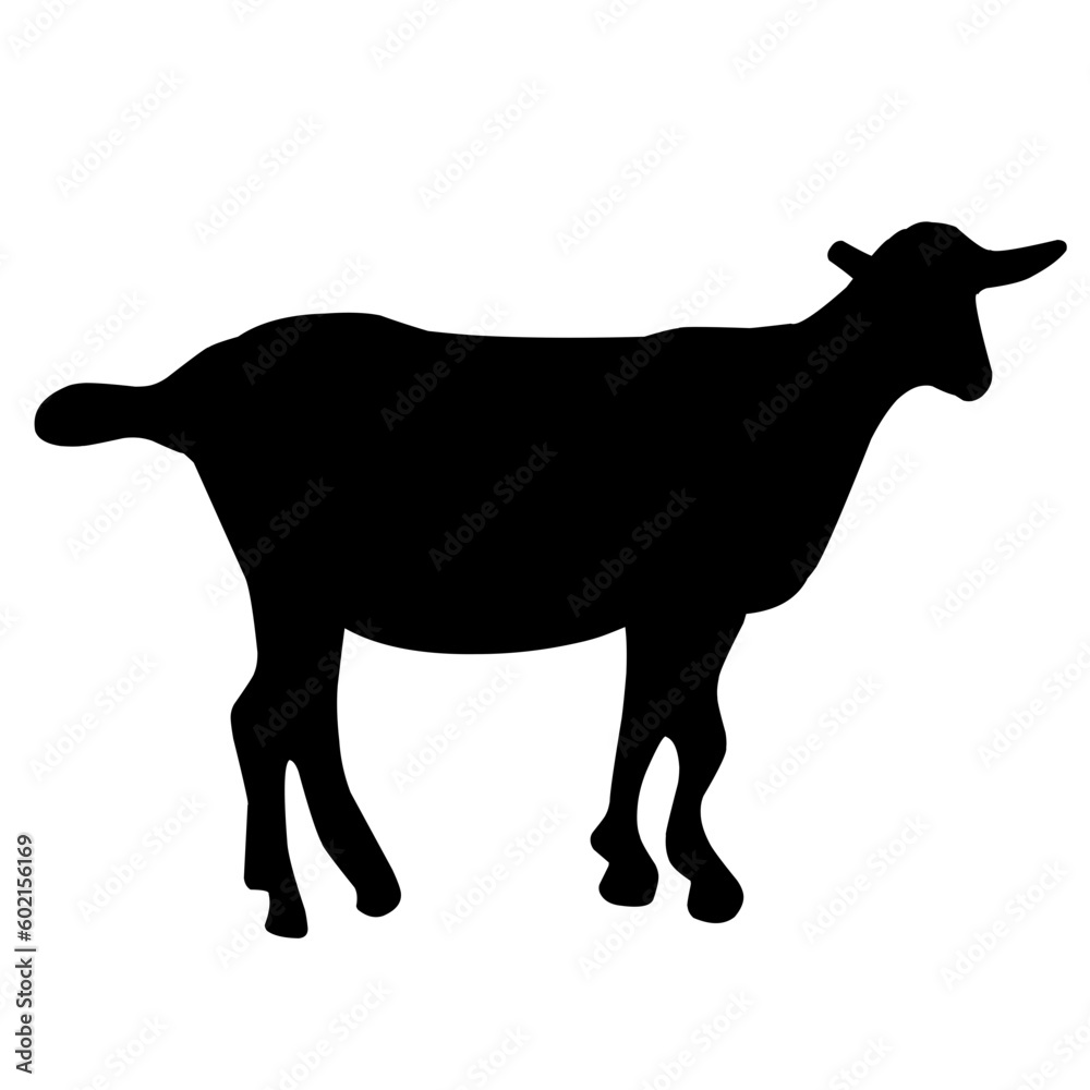 Goat Vector Silhouette
