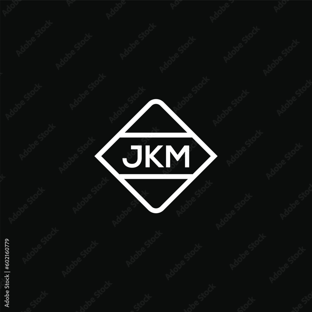 jkm letter design for logo and icon.jkm monogram logo.vector