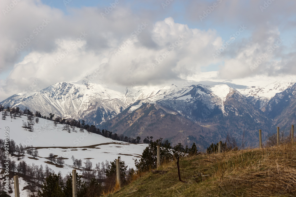 Mountain views in Arkhyz near BTA