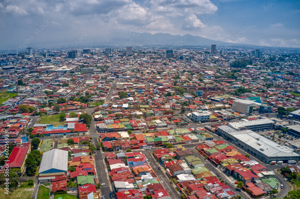 Fototapeta premium Aerial View of San Jose, Costa Rica