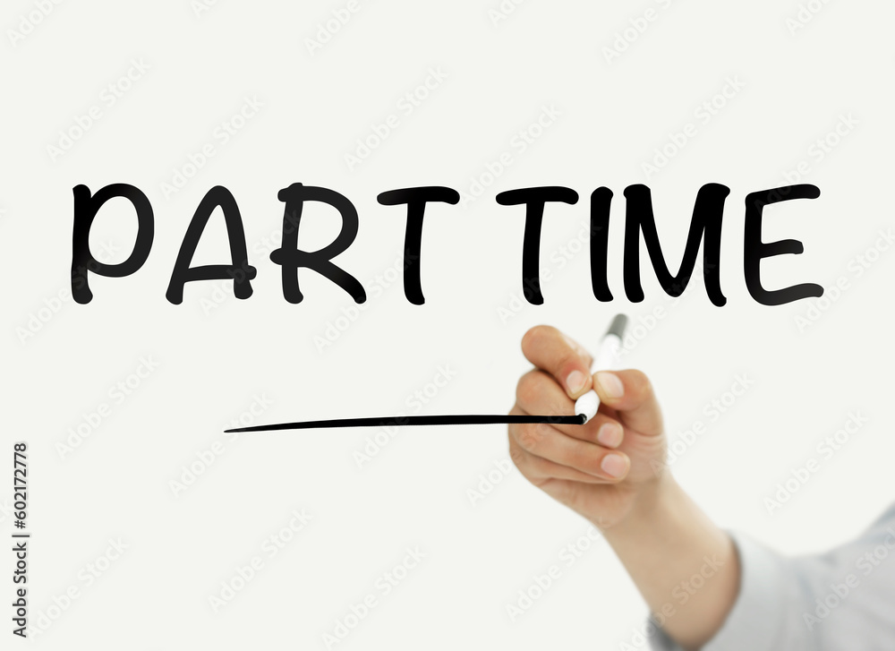 Fototapeta premium Businessman writing 