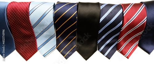 A group of Colorful Men's neckties