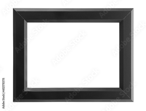 Black frame isolated on white. For mirror, photo, picture, painting and others