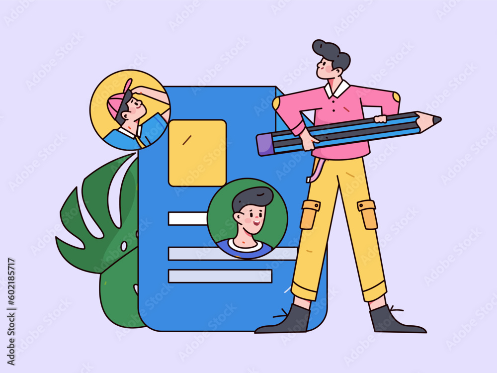 Job Interview People Flat Vector Concept Operation Hand Drawn Illustration
Job Interview People Flat Vector Concept Operation Hand Drawn Illustration
