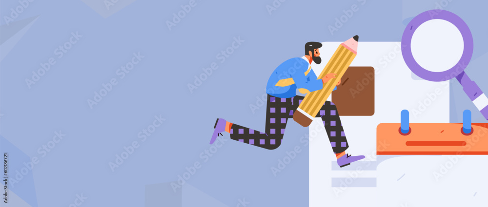 Job Interview People Flat Vector Concept Operation Hand Drawn Illustration
