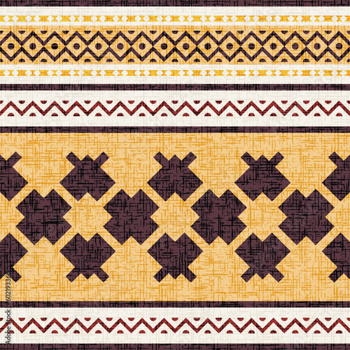 Seamless geometric pattern, ethnic background, design