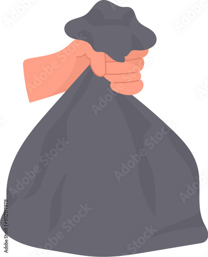 Hand With Rubbish Bag
