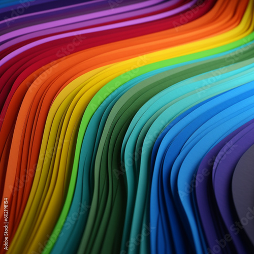 Rainbow Full Color Background Ai Generative