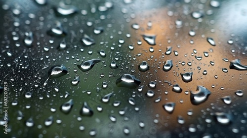 clammy sprinkled glass with water bits closeup like surface or establishment. Creative resource, AI Generated