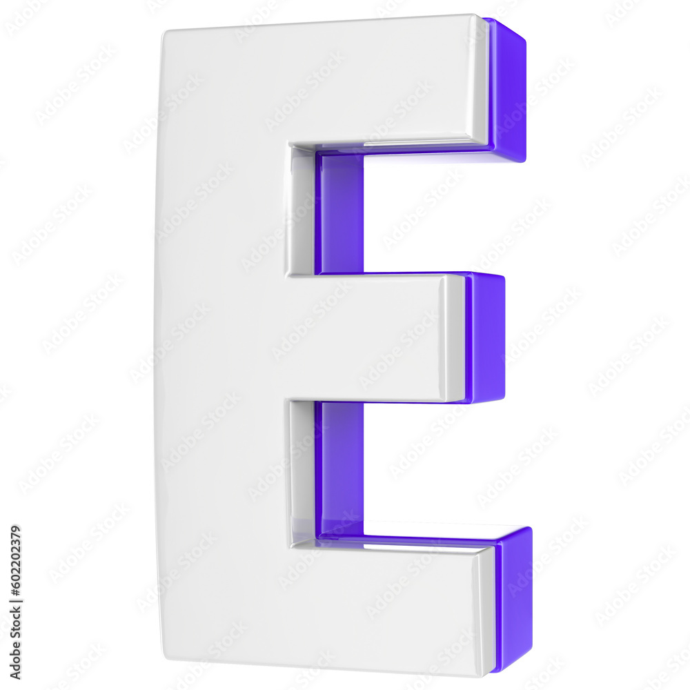 Number With Font 3D Render Number With Font 3D Render