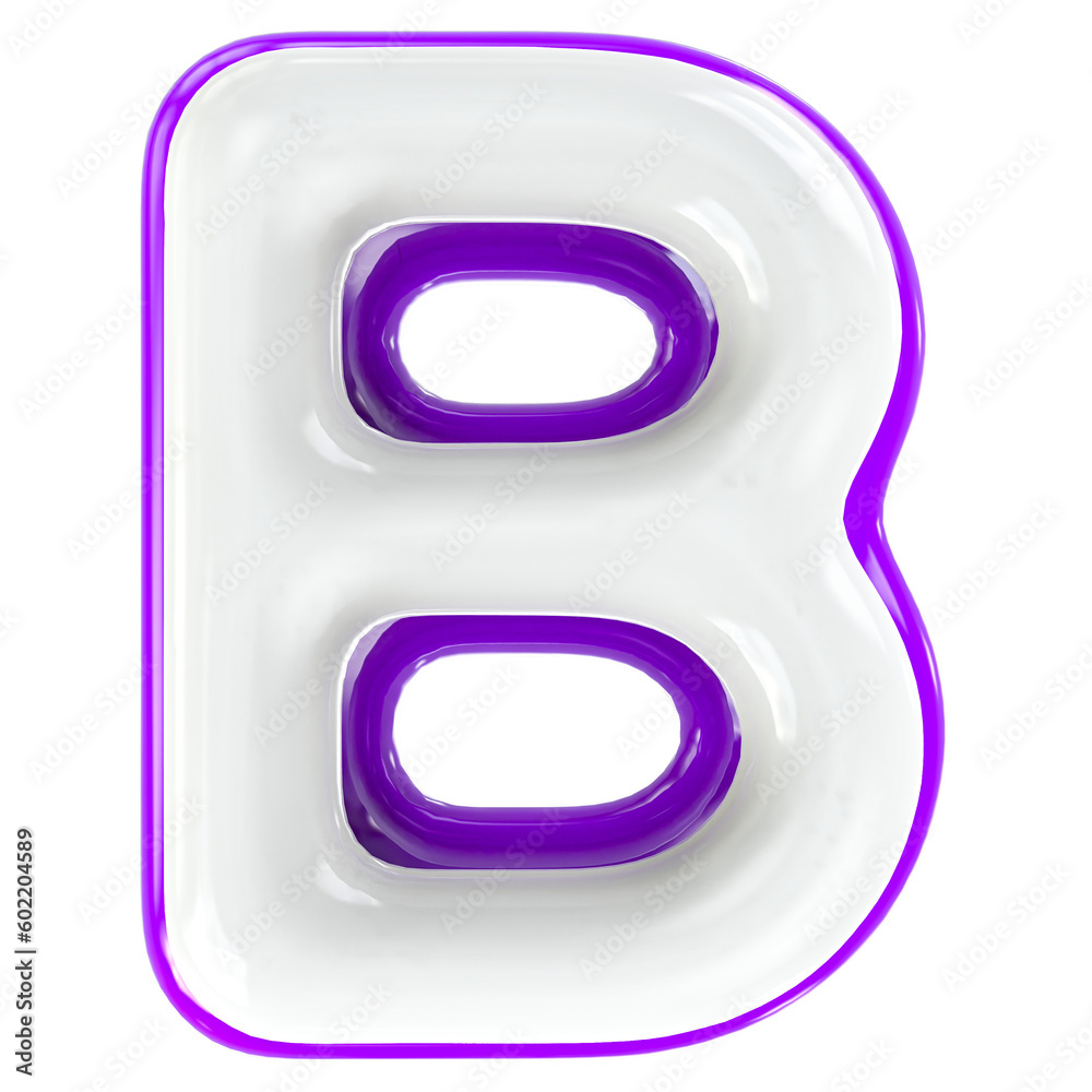 Number With Font 3D Render Number With Font 3D Render