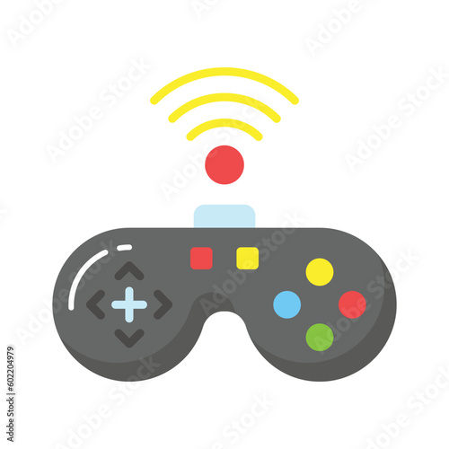 Check this wireless gamepad vector design in modern style, premium icon