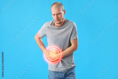 Young man suffering from ap...