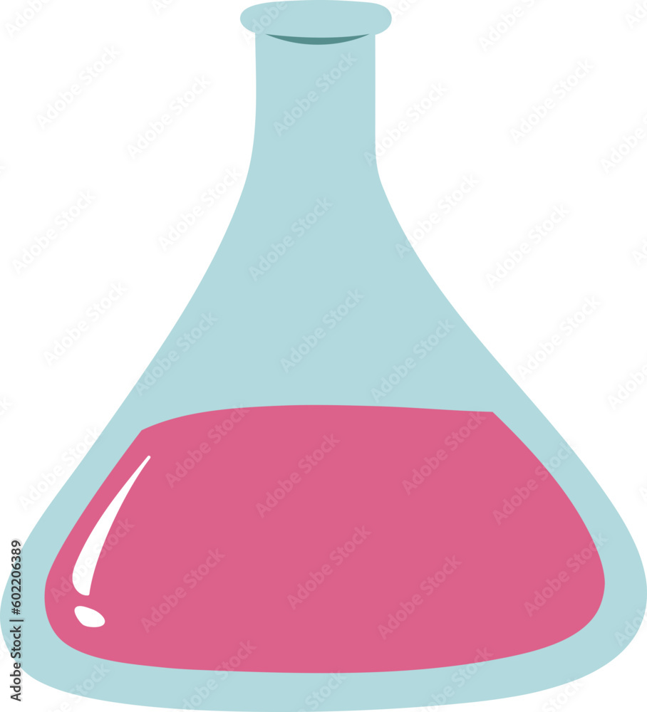 Flat Science Laboratory Glass Test Tube Nurse Chemistry Flasks Hand ...