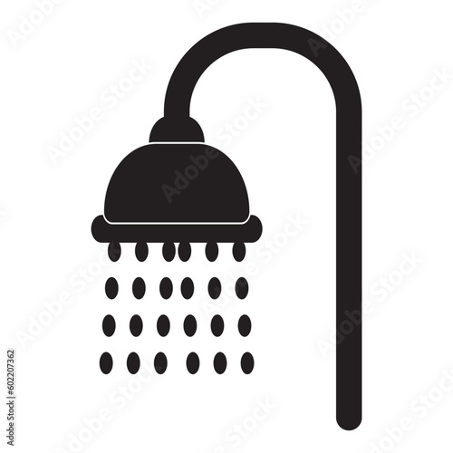 Shower icon,logo illustration design template.